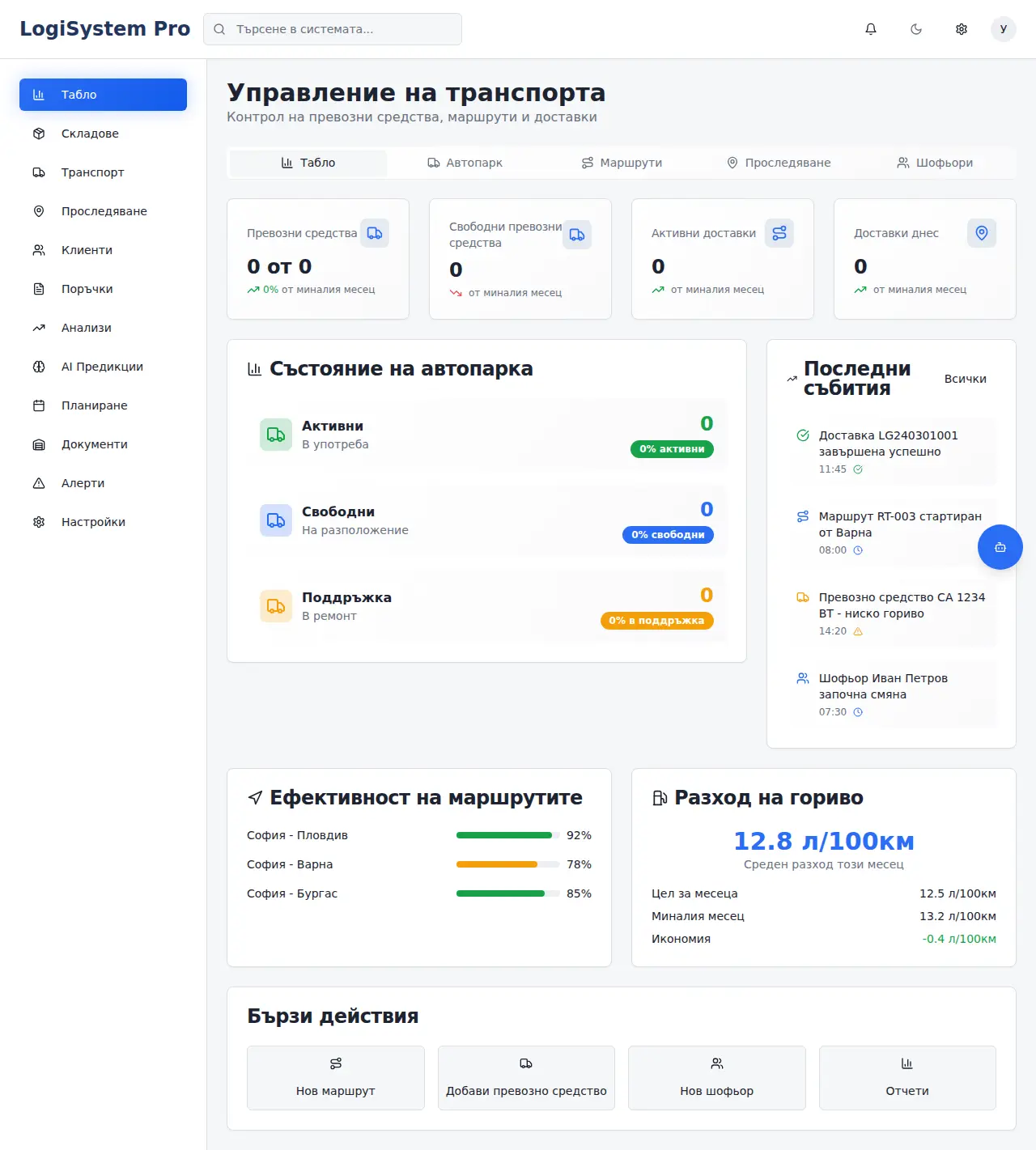 Управление на транспорта